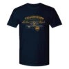 Yellowstone Dutton Ranch Scenery Adult Short Sleeve T-Shirt -Bioworld Shop YS DRF 63 100011 MIDNIGHT NAVY MF