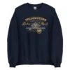 Yellowstone Dutton Ranch Scenery Fleece Crewneck Sweatshirt -Bioworld Shop YS DRF 63 100362 NAVY MF
