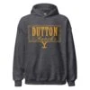 Yellowstone Dutton Ranch Hoodie -Bioworld Shop YS FRAME 91 100861 DARK HEATHER MF