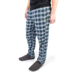 Yellowstone Y Logo Embroidered Men's Cabin Jams Flannel Pajama Pants -Bioworld Shop YS FS MPJ G 36 MF2