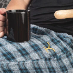 Yellowstone Y Logo Embroidered Men's Cabin Jams Flannel Pajama Pants -Bioworld Shop YS FS MPJ G 36 MF9