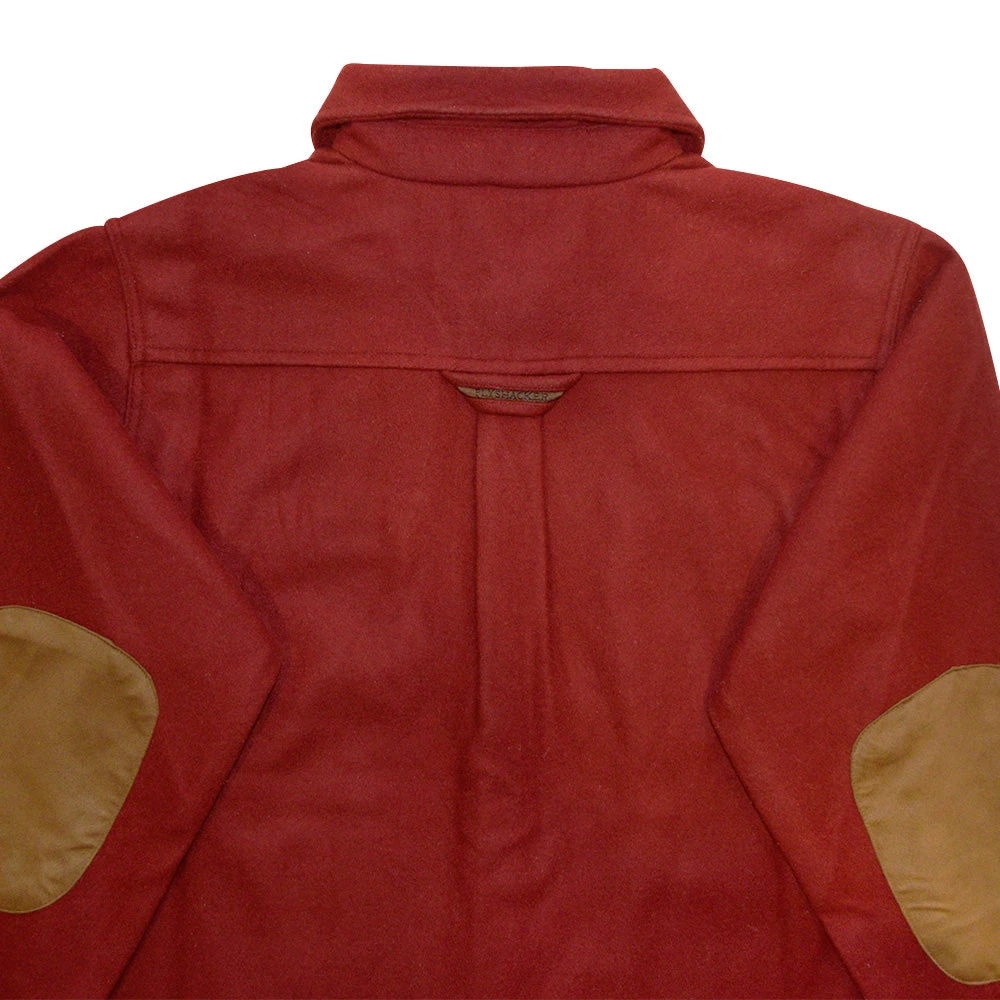 Yellowstone Dutton Ranch Embroidered Red Wool Button Down Shirt 7 Yellowstone Dutton Ranch Embroidered Red Wool Button Down Shirt - Image 5