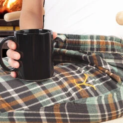 Yellowstone Y Logo Embroidered Women's Cabin Jams Flannel Pajama Pants -Bioworld Shop YS FS WPP SG 33 MF1