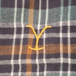 Yellowstone Y Logo Embroidered Women's Cabin Jams Flannel Pajama Pants -Bioworld Shop YS FS WPP SG 33 MF2