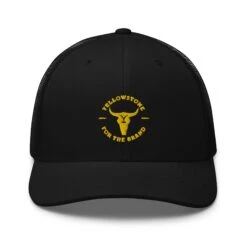 Yellowstone For The Brand Trucker Hat -Bioworld Shop YS FTB 70 100953 BLACK MF