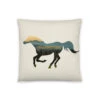Yellowstone Horse Throw Pillow -Bioworld Shop YS H TP 100382 0001 Pillow