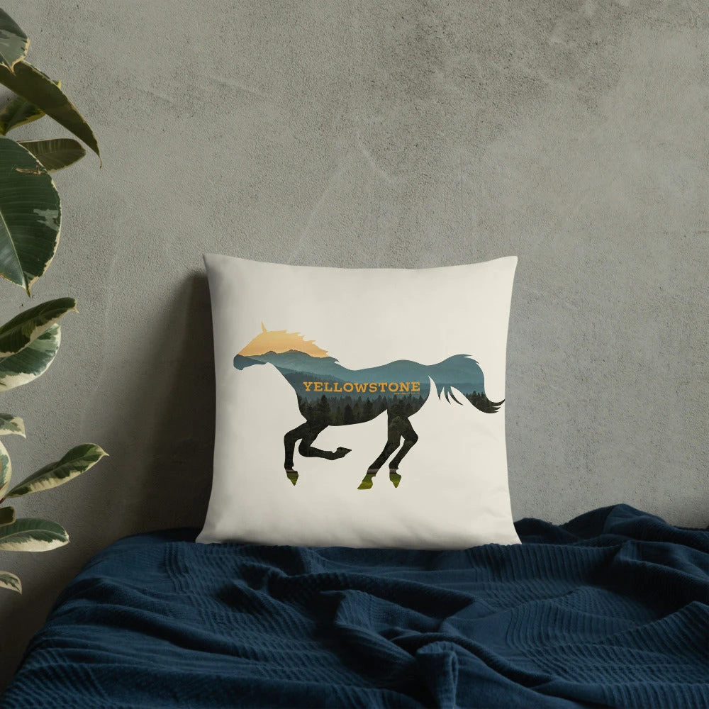 Yellowstone Horse Throw Pillow 5 Yellowstone Horse Throw Pillow - Image 3