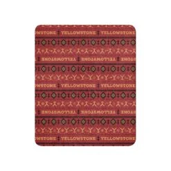 Yellowstone Holiday Aztec Sherpa Blanket