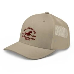 Yellowstone Dutton Ranch Montana Retro Trucker Hat -Bioworld Shop YS HORSE 70 100953 MF11