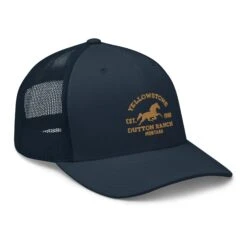 Yellowstone Dutton Ranch Montana Retro Trucker Hat -Bioworld Shop YS HORSE 70 100953 MF2