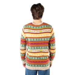 Yellowstone Dutton Ranch Holiday Knitted Sweater 24 Yellowstone Dutton Ranch Holiday Knitted Sweater -Bioworld Shop YS Holiday Sweater 23 Male Model Back 1x1 DSC 9773