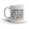 Yellowstone I Love You Almost As Much White Mug 1 Yellowstone I Love You Almost As Much White Mug -Bioworld Shop YS ILYM 71 100976 11 L MF