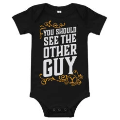 Yellowstone Other Guy Parent T-Shirt And Baby Bodysuit Bundle -Bioworld Shop YS JD TST 100006 0006 BB Onepiece