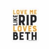 Yellowstone Love Me Like Rip Loves Beth Sticker 2 Yellowstone Love Me Like Rip Loves Beth Sticker -Bioworld Shop YS LMLRLB S 100642 MF
