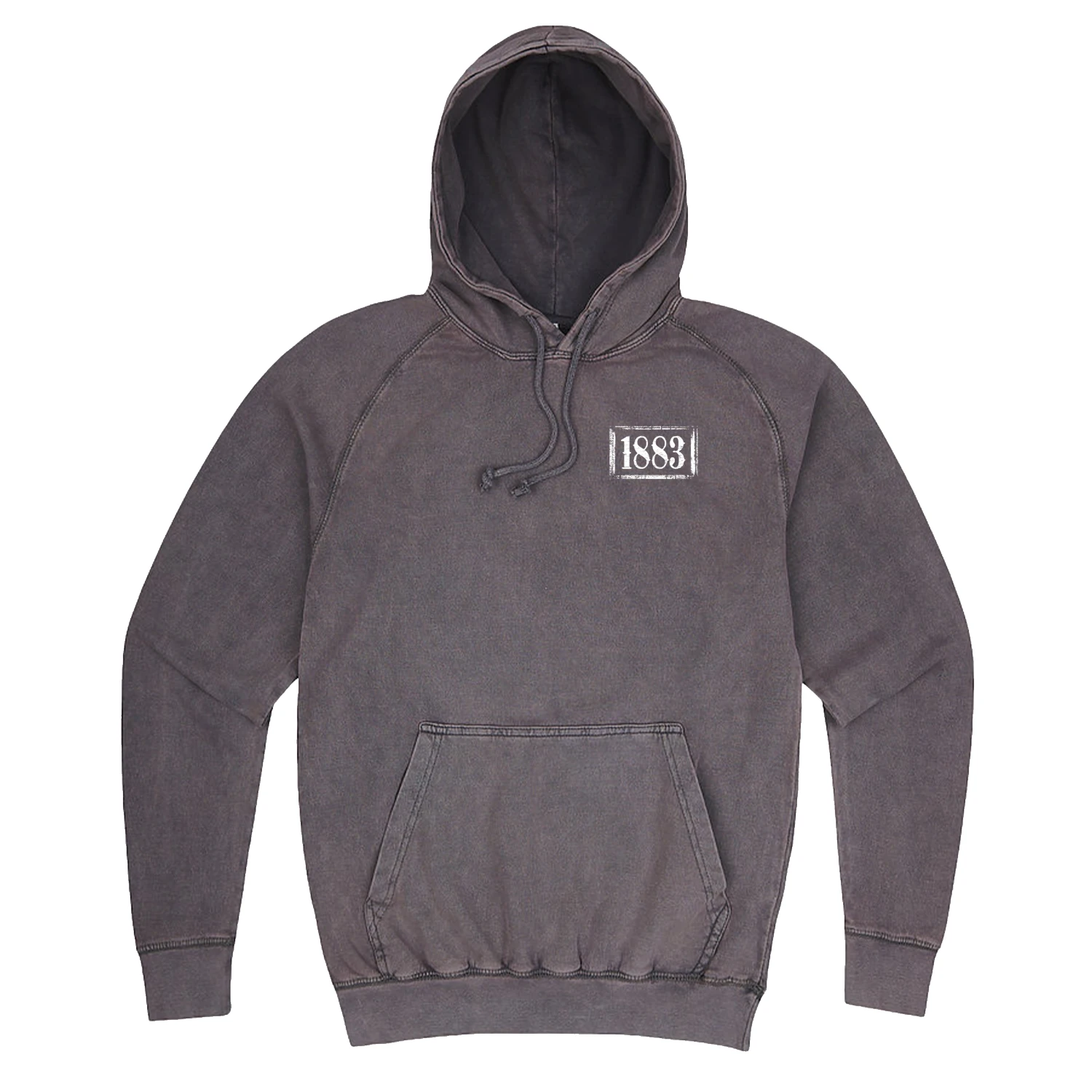 Yellowstone 1883 Logo Distressed Hooded Sweatshirt 5 Yellowstone 1883 Logo Distressed Hooded Sweatshirt - Image 3