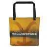 Yellowstone Logo Premium Tote Bag -Bioworld Shop YS LSTB 100145