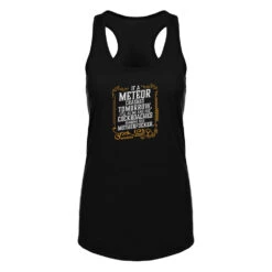 Yellowstone If A Meteor Crashes Tomorrow Women's Racerback Tank Top