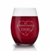 Yellowstone My Tomorrows Are All YoursLaser Engraved Stemless Wine Glass -Bioworld Shop YS MT SWG 100182 MF