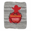 Yellowstone My Tomorrows Are All Yours Cowboy Grey Sherpa Blanket -Bioworld Shop YS MY SB 100206 50x60 FLAT MF