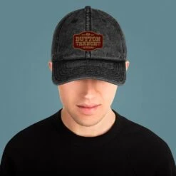 Yellowstone Dutton Ranch Patch Vintage Denim Hat -Bioworld Shop YS P DEH 100152 0003 Denim Hat 5