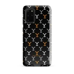 Yellowstone Y Pattern Tough Phone Case - Samsung -Bioworld Shop YS PATTERN 101682 galaxy s20 plus front MF