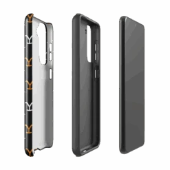 Yellowstone Y Pattern Tough Phone Case - Samsung -Bioworld Shop YS PATTERN 101682 galaxy s21 front MF 1