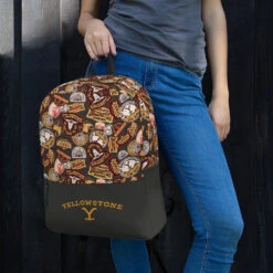 Yellowstone Patches Premium Backpack -Bioworld Shop YS PB 100392 0001 BP LS2