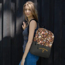 Yellowstone Patches Premium Backpack -Bioworld Shop YS PB 100392 0001 BP LS3