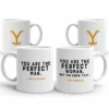 Yellowstone You Are Perfect Beth And Rip Mug Set Of 2
