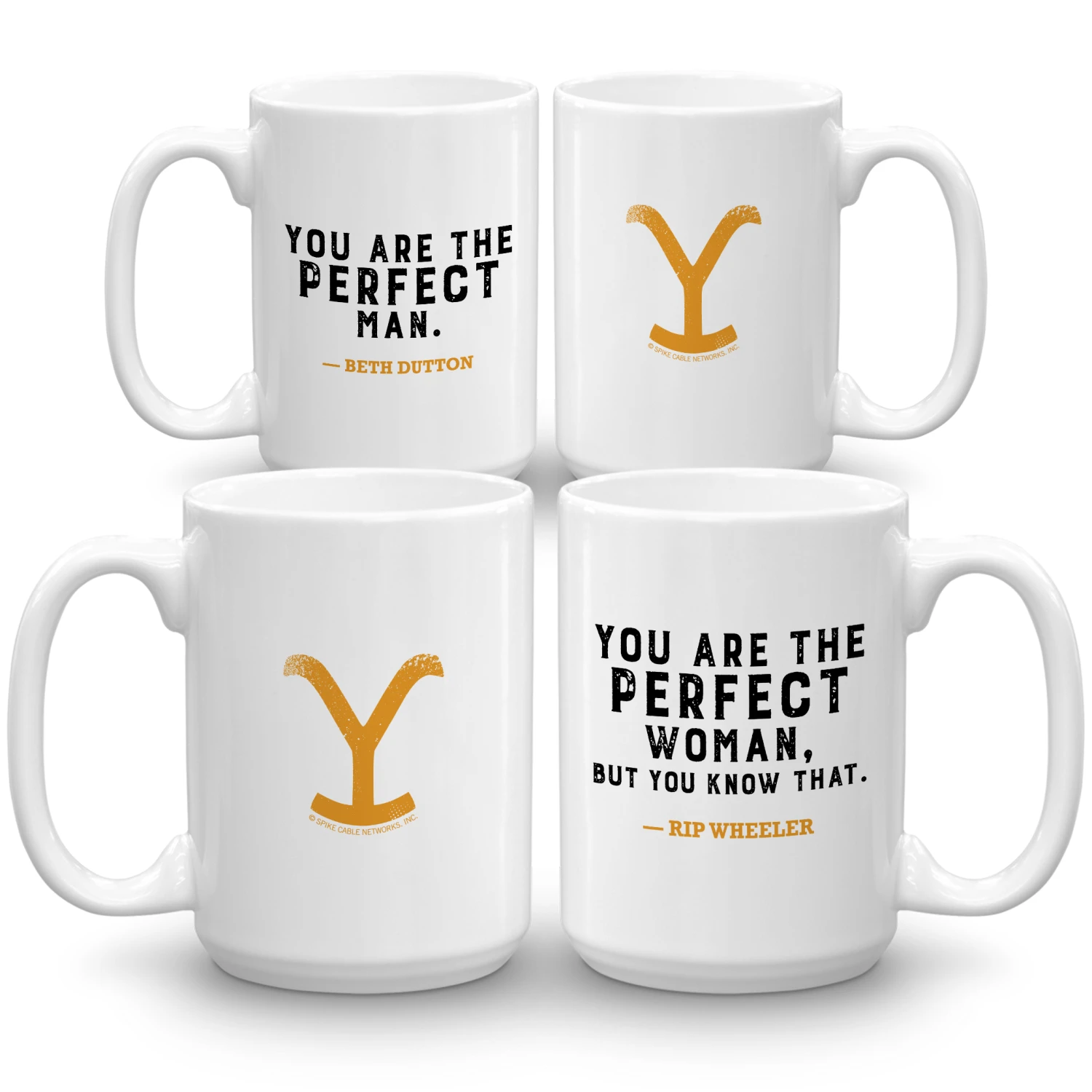 Yellowstone You Are Perfect Beth And Rip Mug Set Of 2 4 Yellowstone You Are Perfect Beth And Rip Mug Set Of 2 - Image 2