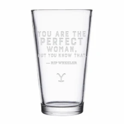 Yellowstone You Are Perfect Beth And Rip Pint Glass Set Of 2 -Bioworld Shop YS PBR Pset2 100204 WMN MF
