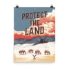 Yellowstone Protect The Land Premium Satin Poster -Bioworld Shop YS PTL 100123 CircleGraphic Poster 18x24 001