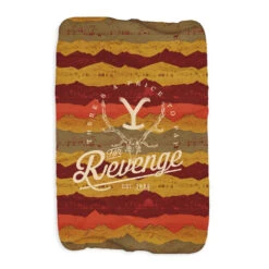 Yellowstone Revenge Sherpa Blanket -Bioworld Shop YS R SB 100206 37X57 FLAT MF