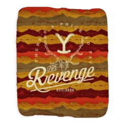 Yellowstone Revenge Sherpa Blanket