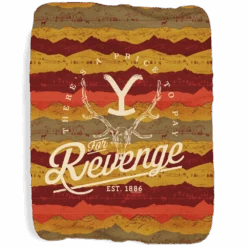 Yellowstone Revenge Sherpa Blanket -Bioworld Shop YS R SB 100206 60X80 FLAT MF