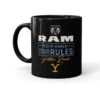 Yellowstone X Ram Your Ranch Your Rules Black Mug -Bioworld Shop YS RAMDR 76 100085 11 R MF
