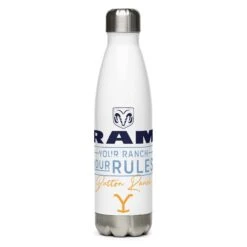 Yellowstone X Ram Your Ranch Your Rules Water Bottle