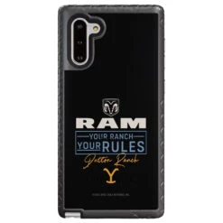 Yellowstone X Ram Your Ranch Your Rules Phone Case -Bioworld Shop YS RAMDR 76 101135 N10 BLACK MF