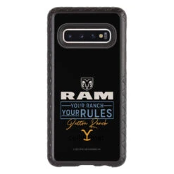 Yellowstone X Ram Your Ranch Your Rules Phone Case -Bioworld Shop YS RAMDR 76 101135 S10 BLACK MF
