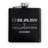 Yellowstone X Ram Matte Flask 1 Yellowstone X Ram Matte Flask -Bioworld Shop YS RAMY 76 100192 MF