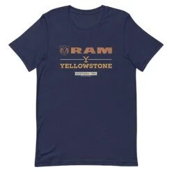 Yellowstone X Ram T-Shirt -Bioworld Shop YS RAMY 76 100894 NAVY MF