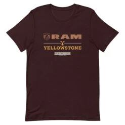 Yellowstone X Ram T-Shirt -Bioworld Shop YS RAMY 76 100894 OXBLOOD MF