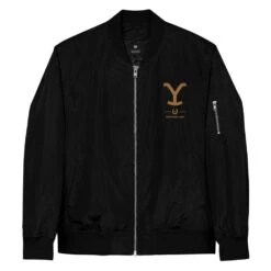 Yellowstone Dutton Ranch Bomber Jacket -Bioworld Shop YS RANCH 91 101116 BLACK FT MF