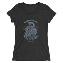 Yellowstone I'm The Rattlesnake Women's T-Shirt -Bioworld Shop YS RATTLE 75 100880 CHARCOAL BLACK MF