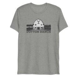 Yellowstone Dutton Ranch Barn Unisex Tri-Blend T-Shirt