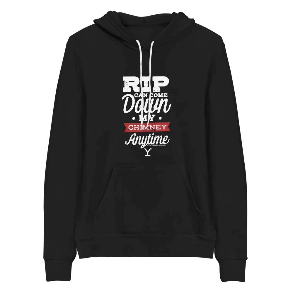 Yellowstone RIP Can Come Down My Chimney Any Time Adult Fleece Hooded Sweatshirt 3 Yellowstone RIP Can Come Down My Chimney Any Time Adult Fleece Hooded Sweatshirt