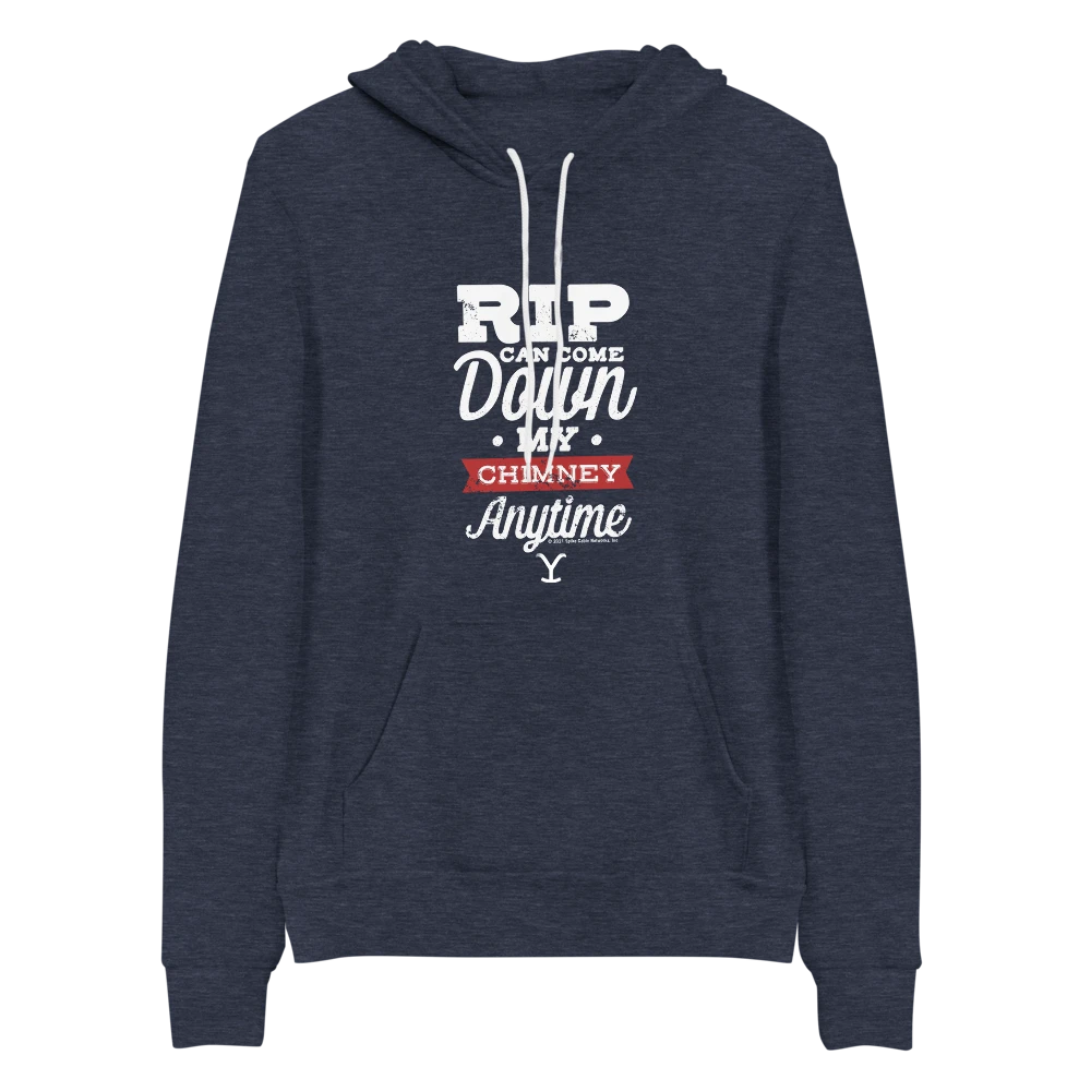 Yellowstone RIP Can Come Down My Chimney Any Time Adult Fleece Hooded Sweatshirt 5 Yellowstone RIP Can Come Down My Chimney Any Time Adult Fleece Hooded Sweatshirt - Image 3