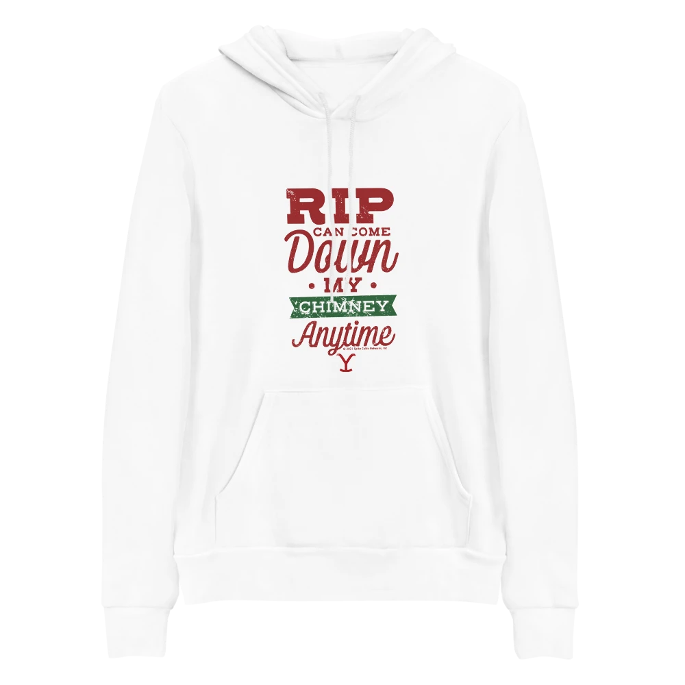 Yellowstone RIP Can Come Down My Chimney Any Time Adult Fleece Hooded Sweatshirt 6 Yellowstone RIP Can Come Down My Chimney Any Time Adult Fleece Hooded Sweatshirt - Image 4