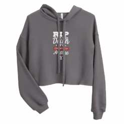 Yellowstone RIP Can Come Down My Chimney Any Time Women's Fleece Crop Hooded Sweatshirt