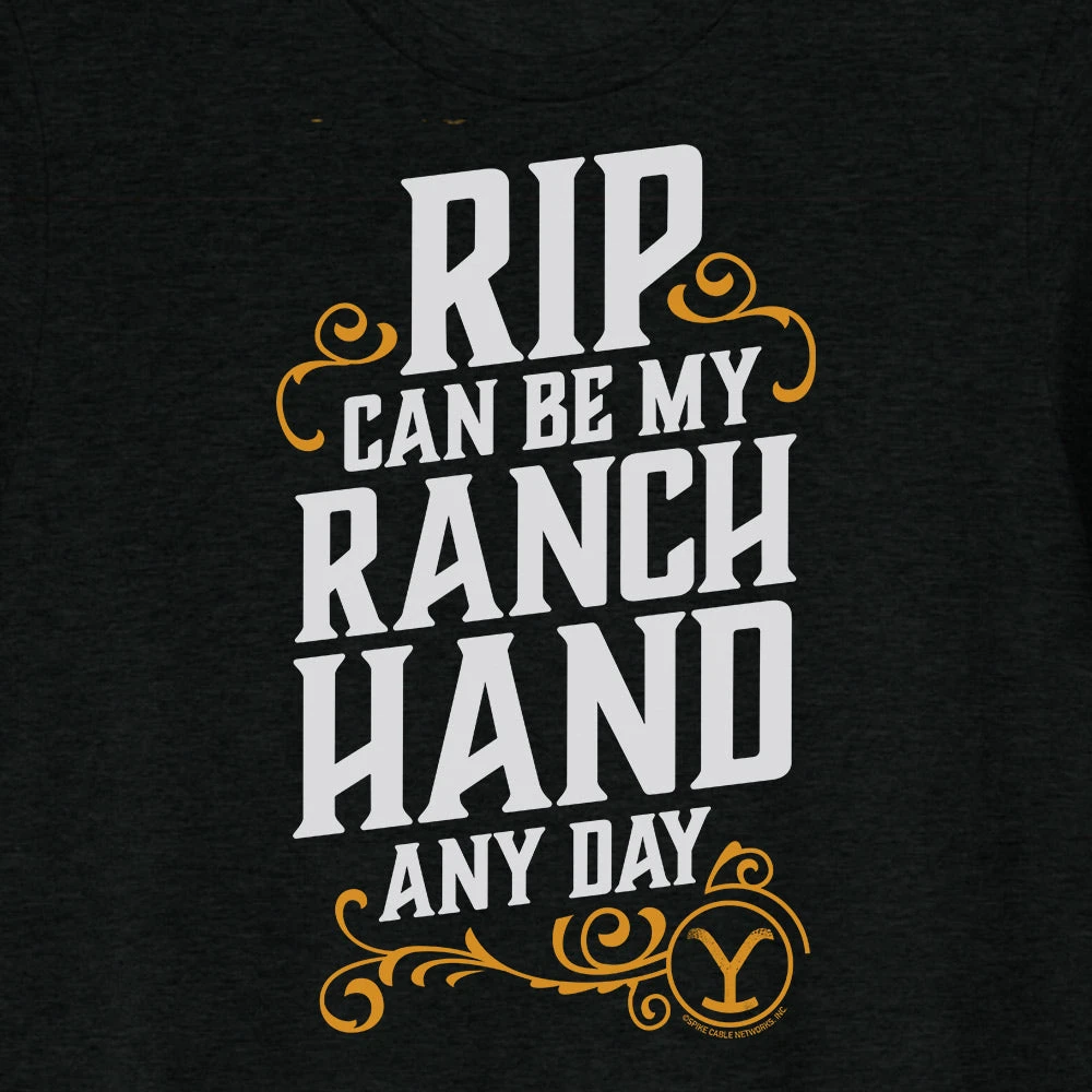 Yellowstone RIP Can Be My Ranch Hand Any Day Unisex Tri-Blend T-Shirt 4 Yellowstone RIP Can Be My Ranch Hand Any Day Unisex Tri-Blend T-Shirt - Image 2